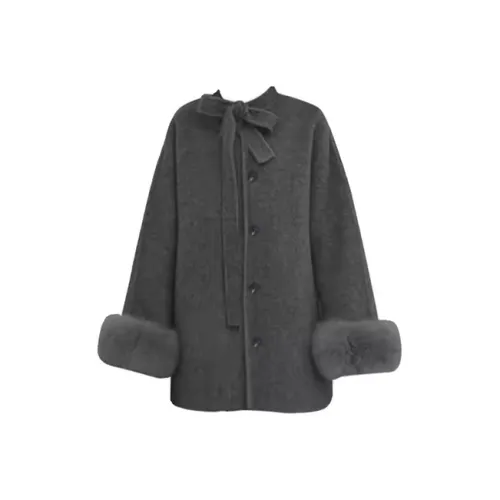 ABBY GODDESS Зимнее пальто женское серого цвета