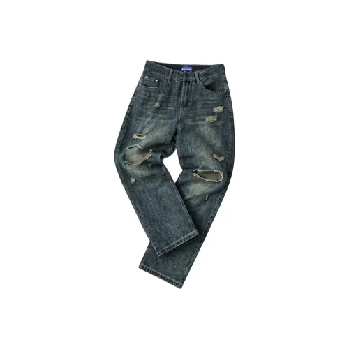 GP Синий Унисекс Джинсы