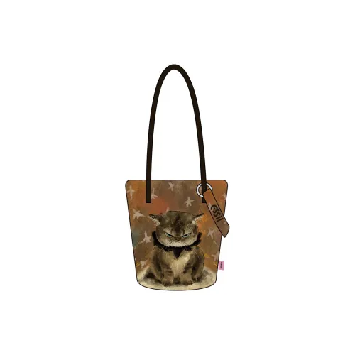 Perfect Styles Diagonal Кукуруза Короткий плюшевый ведрообразный сумка плечевая сумка стандартная женская коричневый