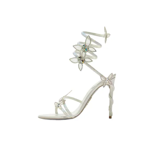 RENE CAOVILLA Margot One Ремешок Сандалии 10,5 см Женские Белые