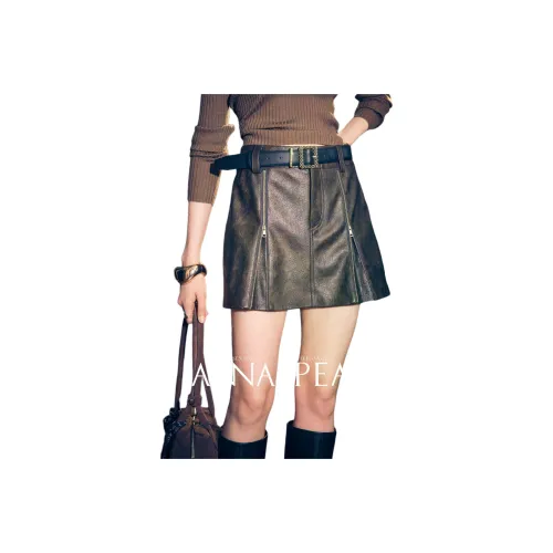 ANNASPEAK Кожаные короткие юбки унисекс