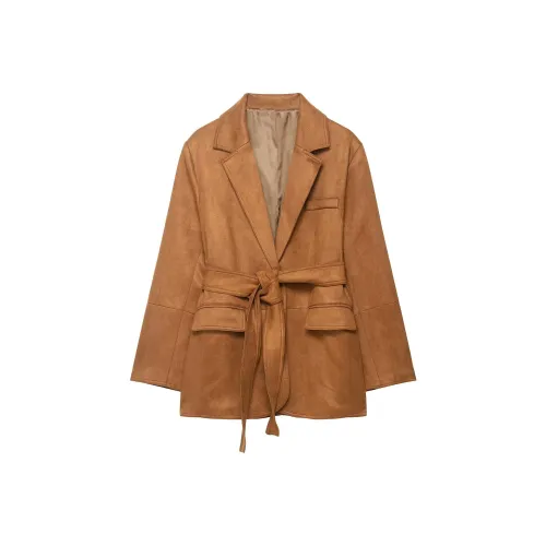 Devanro Светло-коричневый Женские Деловые костюмы