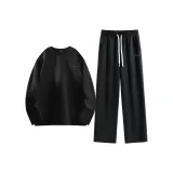 Black (Mz Free Script Chest Logo) + Black (Mz Free Script Pants Logo)  
Черный (Логотип на груди Mz Free Script) + Черный (Логотип на штанах Mz Free Script)