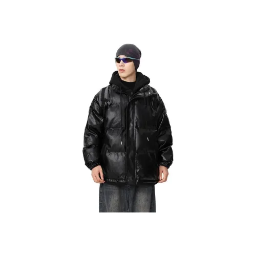 GANGZAI Черный Унисекс Пуховики