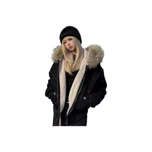 PAZZO Черный Женский Пуховик