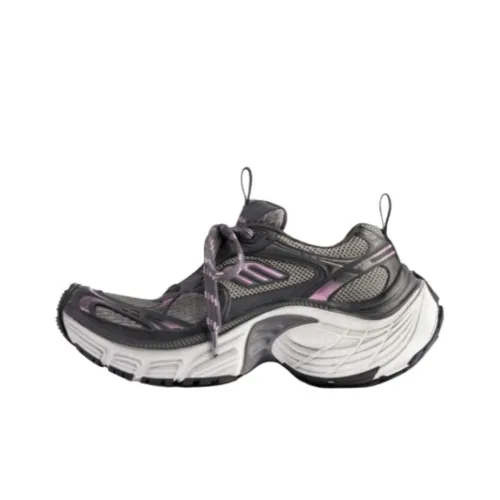 Balenciaga 6XL Low Топ Толстая подошва Кроссовки Женские Серые