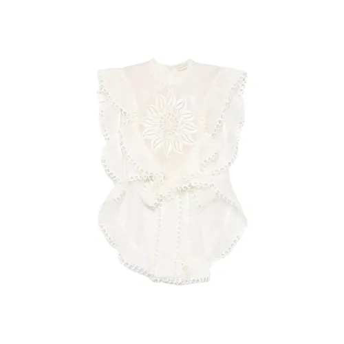 Zimmermann Белые Женские Рубашки