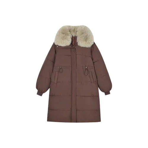 AFGGD Коричневый Женские пуховики