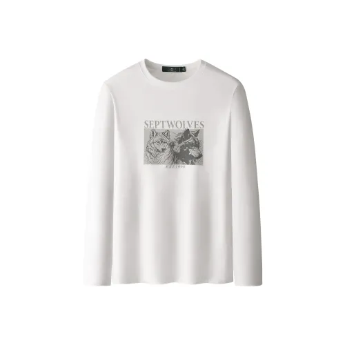 SEPTWOLVES Белый Унисекс T-рубашки