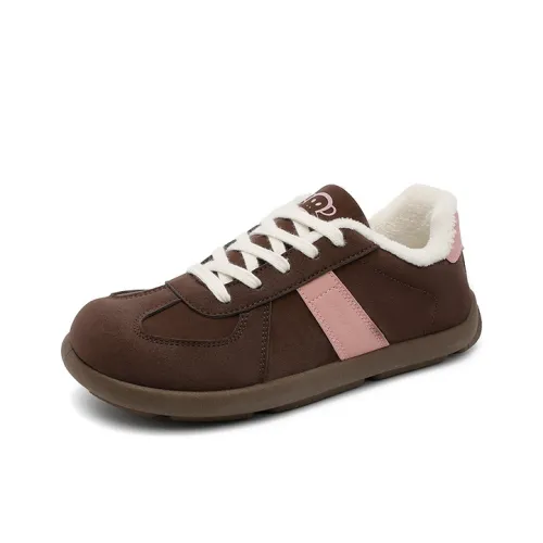 PAUL FRANK Износостойкий Низкий Топ Повседневная Обувь Женская Темно-Коричневый