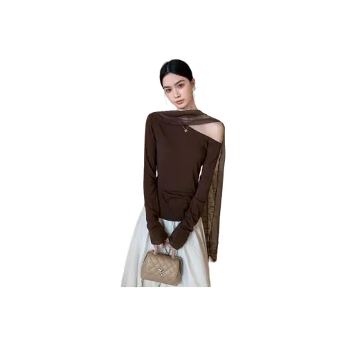 PAZZO Кофе Женские Трикотаж