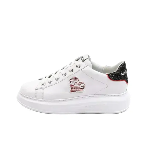 Karl Lagerfeld Kapri Сердце OF Karl Lo Low Топ Повседневная обувь Женская Белая