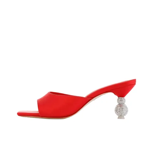 SOPHIA WEBSTER Слипоны 7 см Женские Красные