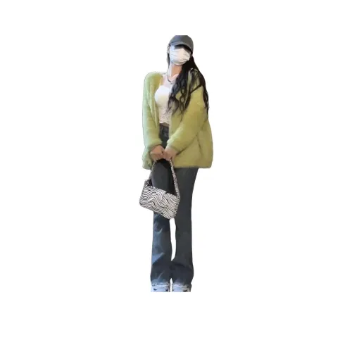 ЮЙЧЖАОЛИНЬ Зеленый Женский Трикотаж