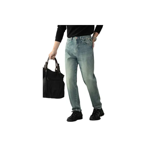 PERDONTOO Синий Мужской Джинсы