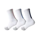 Белый Розовый 1 + Белый Синий 1 + Белый Темно-синий 1 [3 упаковки]