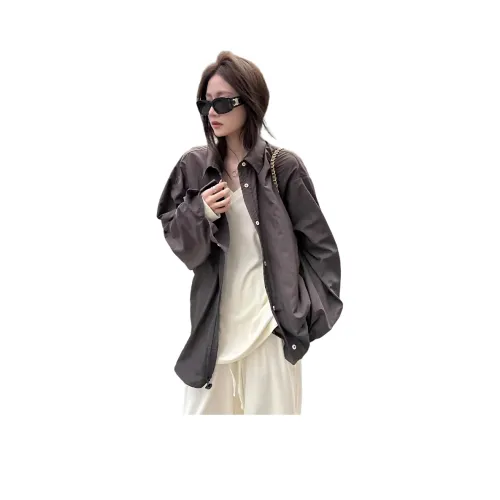 GEZITAI Эбеновый Кофе Женские Тренч