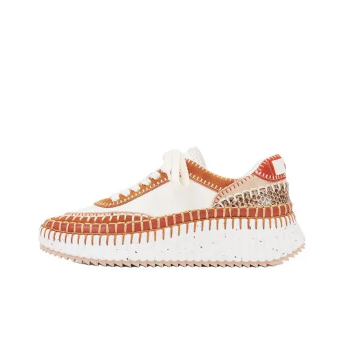 Chloe Nama Низкий Топ Повседневная Обувь Женская Коричневая