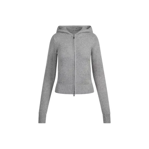 SKIMS FW25 Кашемир ZIP UP Толстовка Кашемир Свитер Женские