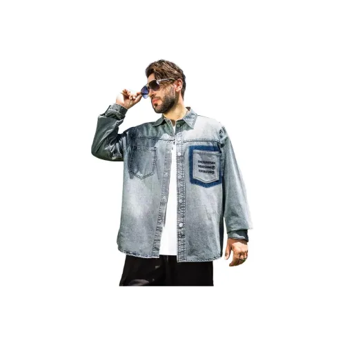 PWUE Синий Унисекс Джинсовые куртки