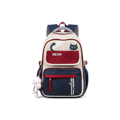 VINEY Ткань Рюкзак Стандартный Женский Темно-синий