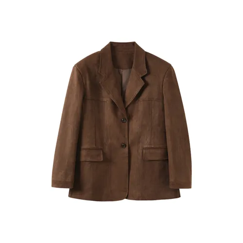 GRAYISMOON Cropped Coat Women's