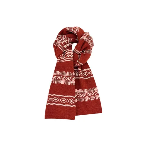 NOMK Пряжа Knit Scarves Унисекс Красный Черный