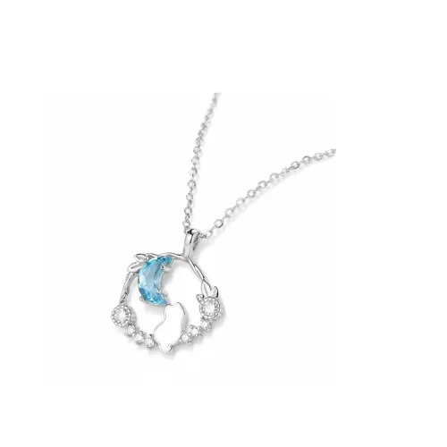 LINLANGZUI Цветное стекло Ожерелья Унисекс