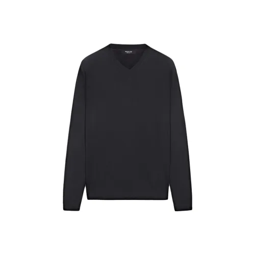 Massimo Dutti Синий Мужской Трикотаж