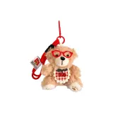 Красный стеклянный медведь