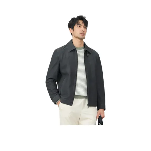 JIMU Reverse Suede Cow Leather Men's