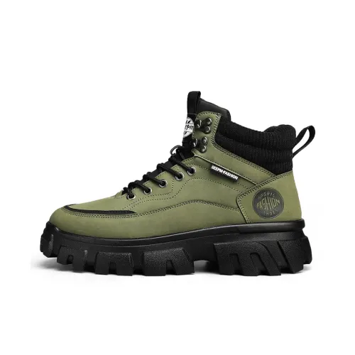 XINJIYUAN Трикотажная панель Дизайн Короткий Мартин Ботин Мужской