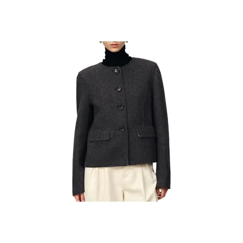 FABRIQUE Темный Космический Серый Женские Куртки