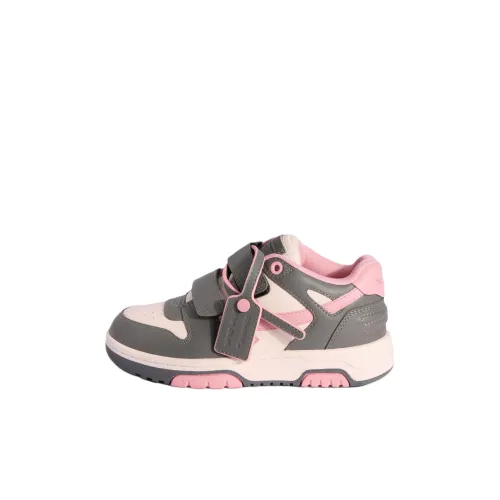 Off Белый Out Of Office Низкий Топ Детские Скейтбординги Розовый Детский