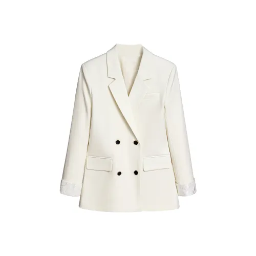 DonnaZilan Fashion Business Костюм Пальто Женские Коммутирование Универсальный Длинный Двойной Рукав Двойной Рукав Костюм