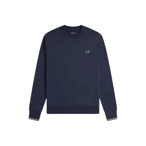 FRED PERRY Синий Мужской Свитшот