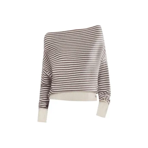 GEZITAI Полосатый топ женский трикотаж