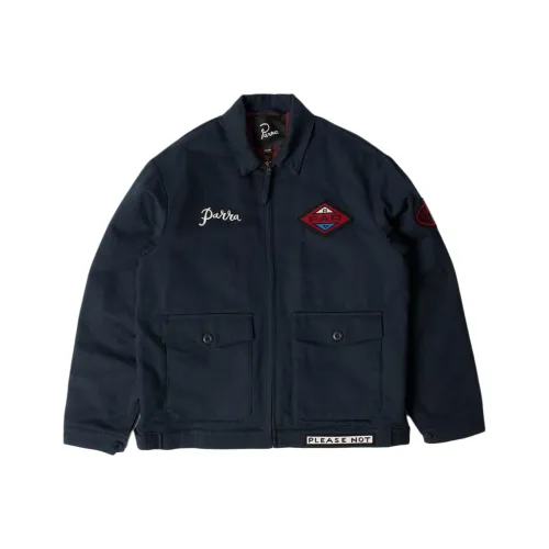 BYPARRA Морской Синий Унисекс Куртки