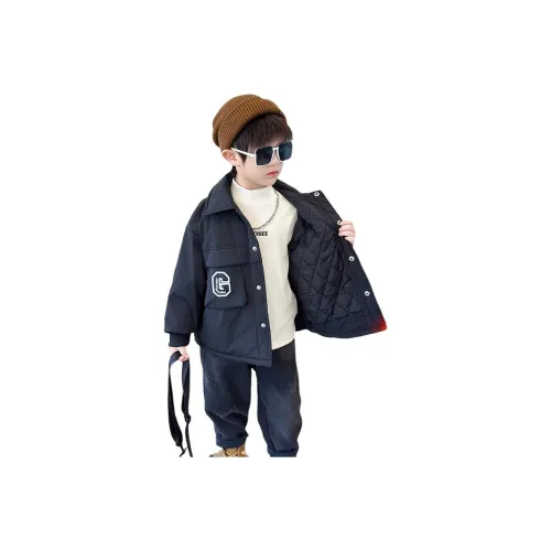 ATONGMU Хлопковый пуховик Осенний Зимний для детей 3-7 лет