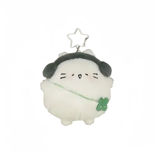 LOGISTAR Пухлый Котенок Four Leaf Clover Плюшевая Подвеска 10 см Высота