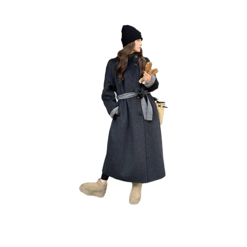 MEXICAN Черное Серое Женское Пальто