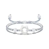 Кошка, голова, браслет - синий