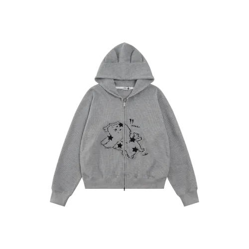 WAYHWEI Серый Унисекс Свитшоты