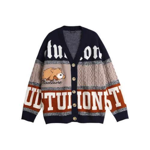 GPOUHO Темно-синий синий унисекс трикотаж