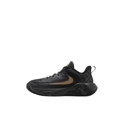 Nike Giannis Immortality 4 Low Топ Детские Баскетбольные Кроссовки Черные Унисекс