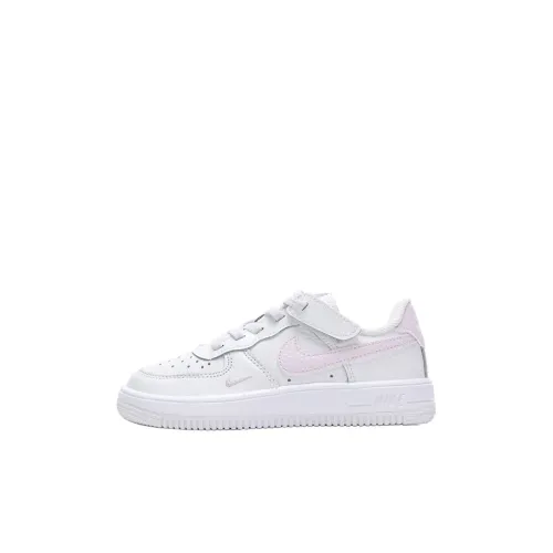Nike Force 1 Low EasyOn Устойчивые к истиранию Низкие Кроссовки для скейтбординга Белые Детские