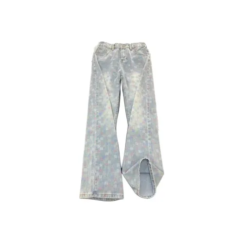 SOUL WORKER Синий Унисекс Джинсы