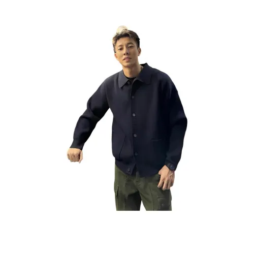 CARE NOTE Темно-синий синий унисекс трикотаж