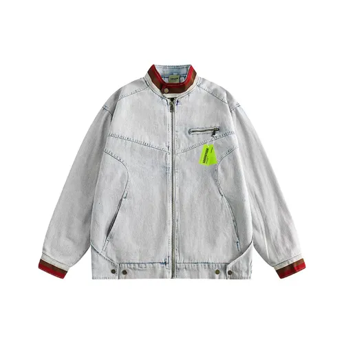 DANGERTIGER Белый Синий Унисекс Куртки