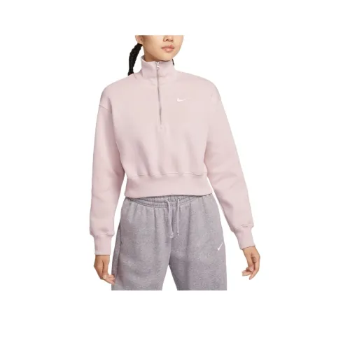 nike PHNX FLC QZ Crop Свитшот Женские